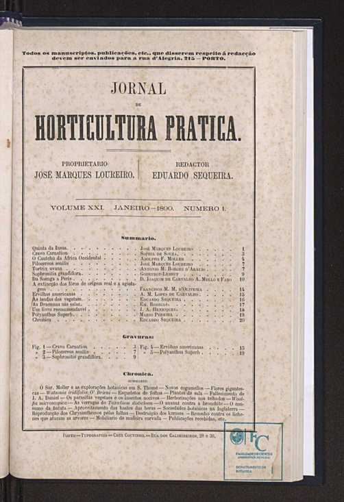 Jornal de horticultura prtica XXI 1