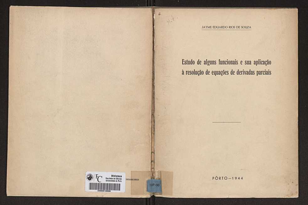 Estudo de alguns funcionais e sua aplicao  resoluo de equaes de derivadas parciais 1