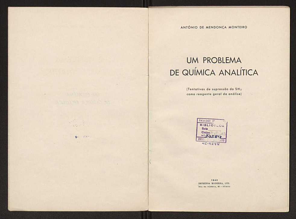 Umproblema de qumica analtica:tentativas de supresso do SH2 como reagente geral da anlise 3