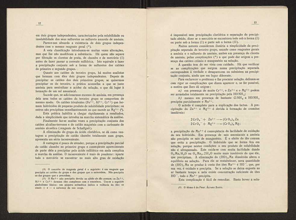 Umproblema de qumica analtica:tentativas de supresso do SH2 como reagente geral da anlise 8