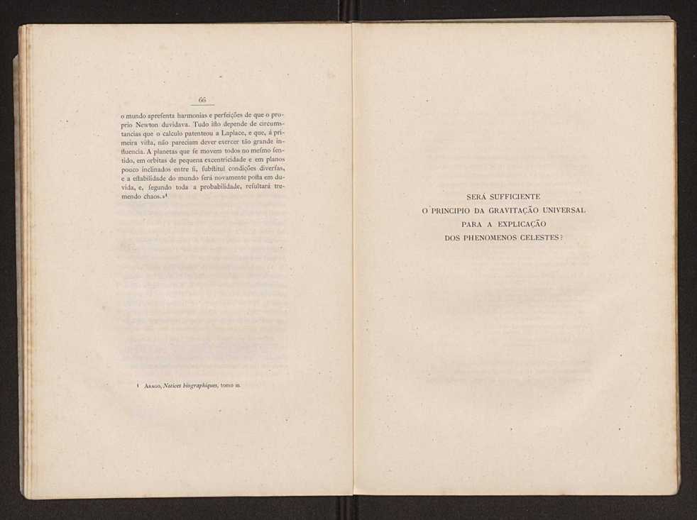 [Ser sufficiente o principio da gravitao universal para a explicao dos phenomenos celestes?] 39