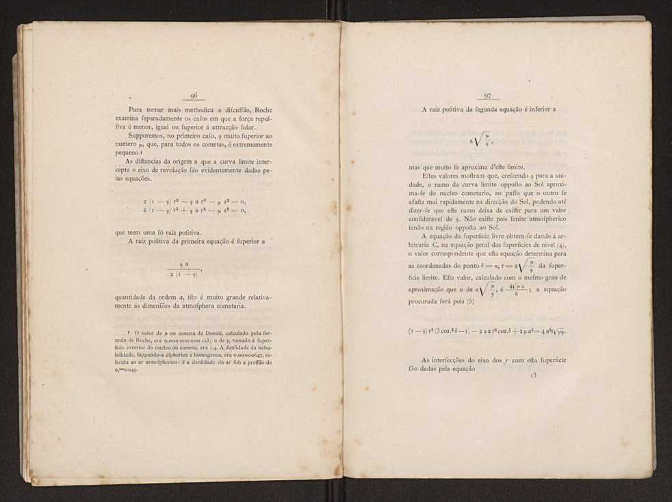 [Ser sufficiente o principio da gravitao universal para a explicao dos phenomenos celestes?] 54