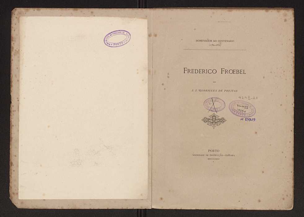 Frederico Froebel�:�homenagem ao centen�rio, 1782-1852 4
