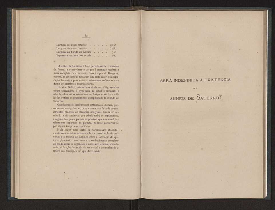 [Ser indefinida a existencia dos anneis de Saturno?] 33