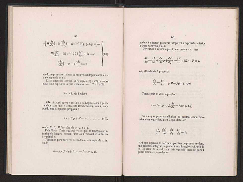 Integrao das equaes s derivadas parciais de segunda ordem 35