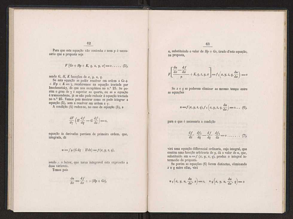 Integrao das equaes s derivadas parciais de segunda ordem 39