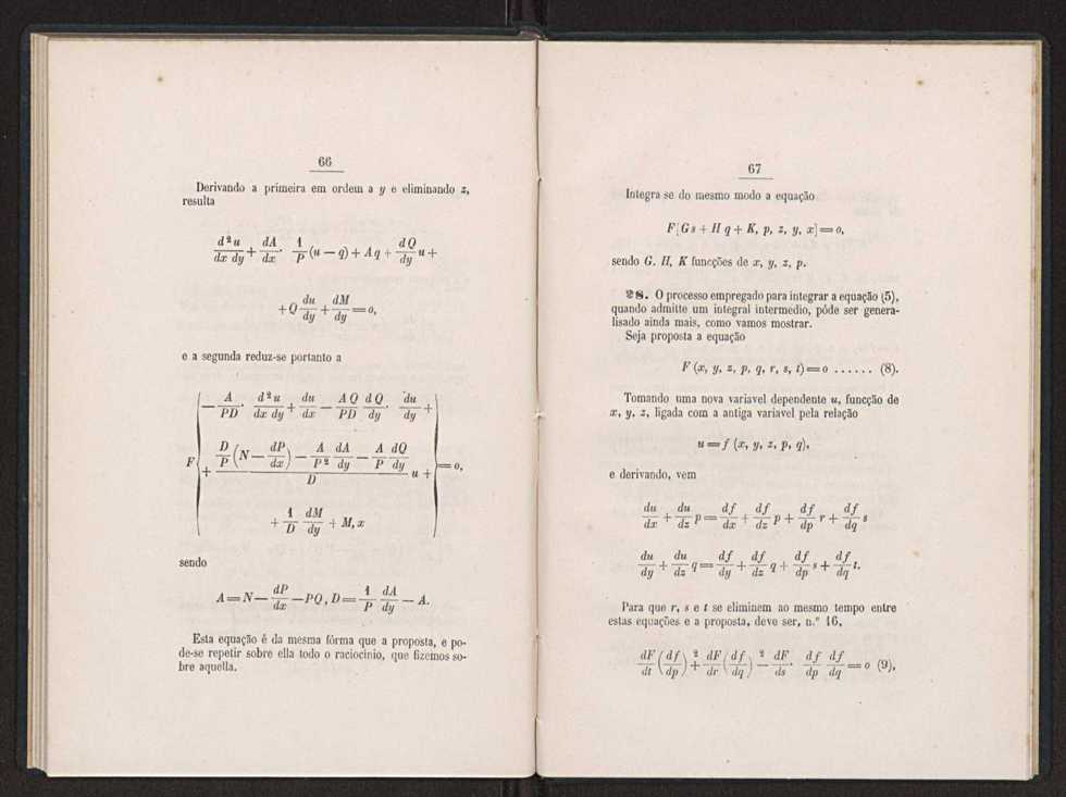 Integrao das equaes s derivadas parciais de segunda ordem 41
