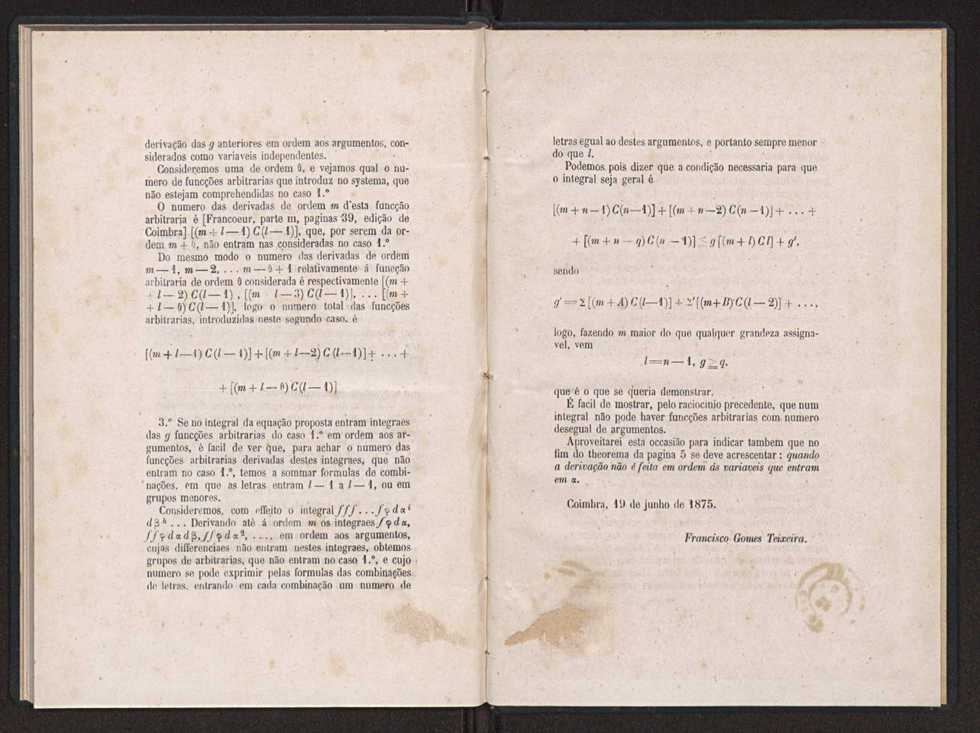 Integrao das equaes s derivadas parciais de segunda ordem 47