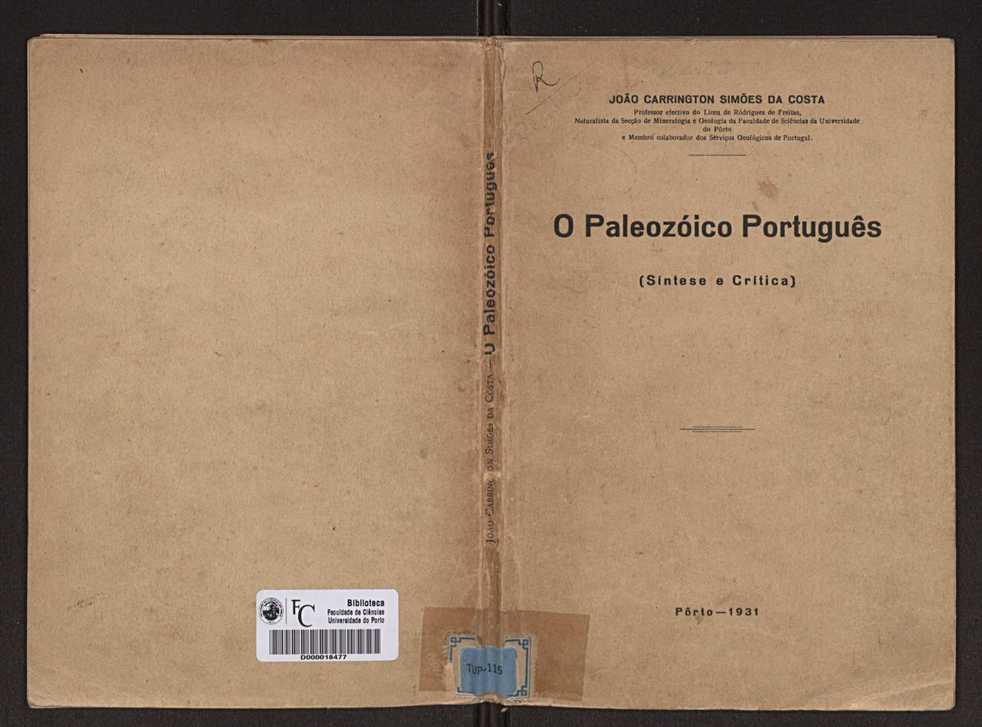 O�paleoz�ico portugu�s�:�s�ntese e cr�tica� 1