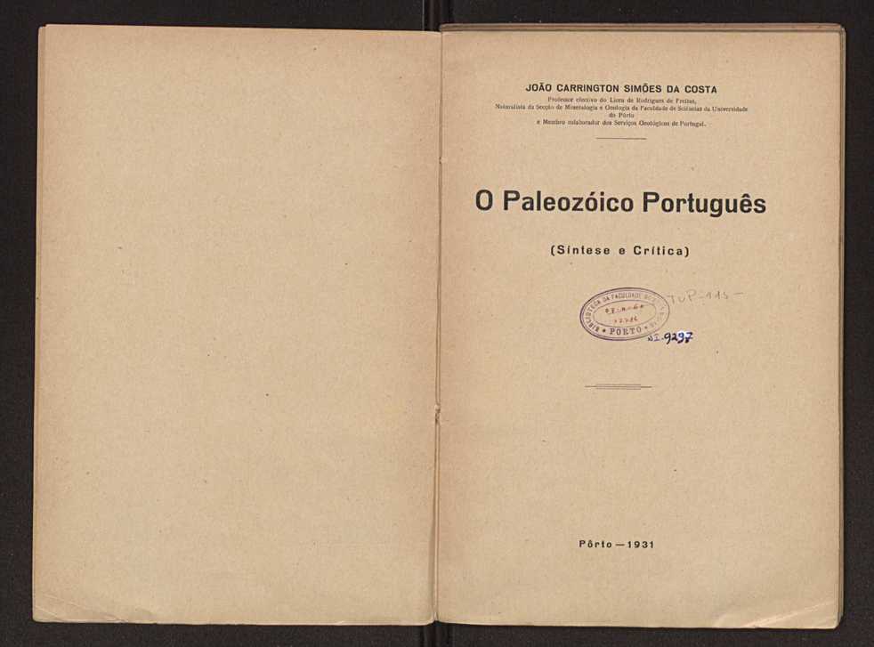 O�paleoz�ico portugu�s�:�s�ntese e cr�tica� 3