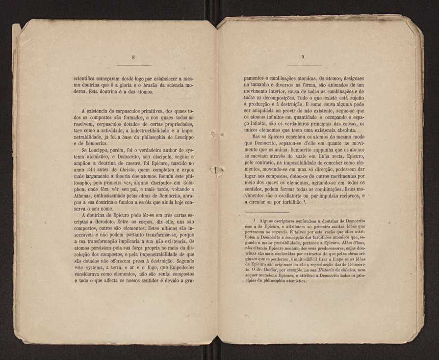 Atheoria dos atomos e os limites da sciencia:tres capitulos de Physica Geral 14