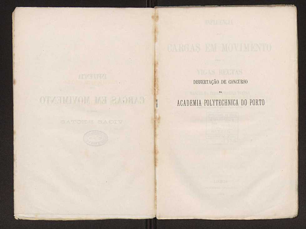 Influencia das cargas em movimento sobre as vigas rectas 4