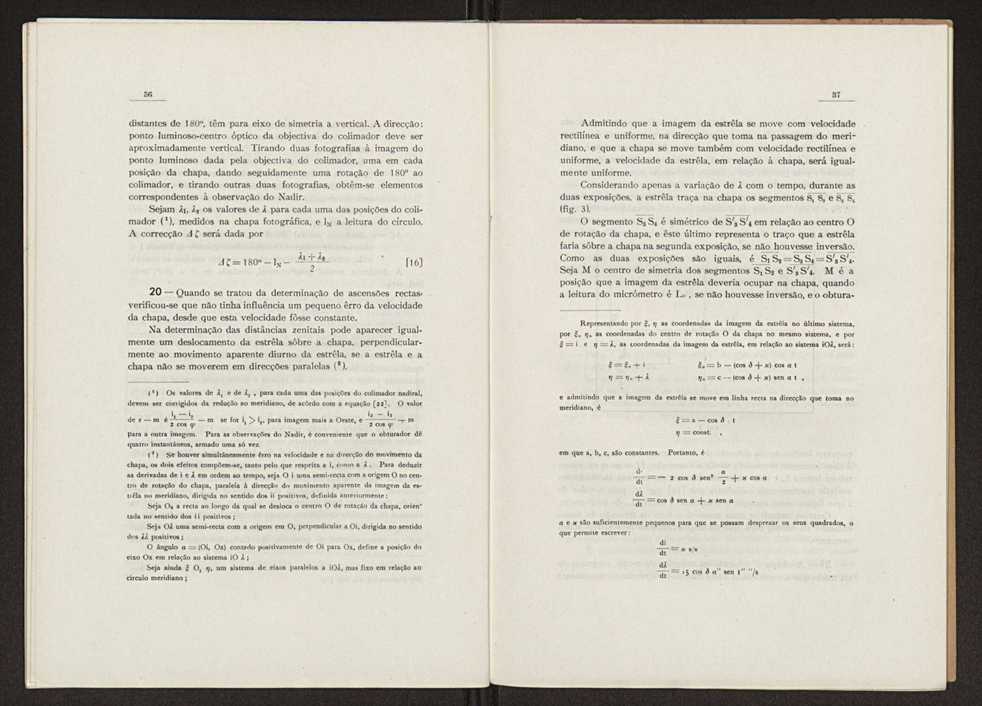 Sbre a utilizao do registo fotogrfico nas observaes meridianas 20