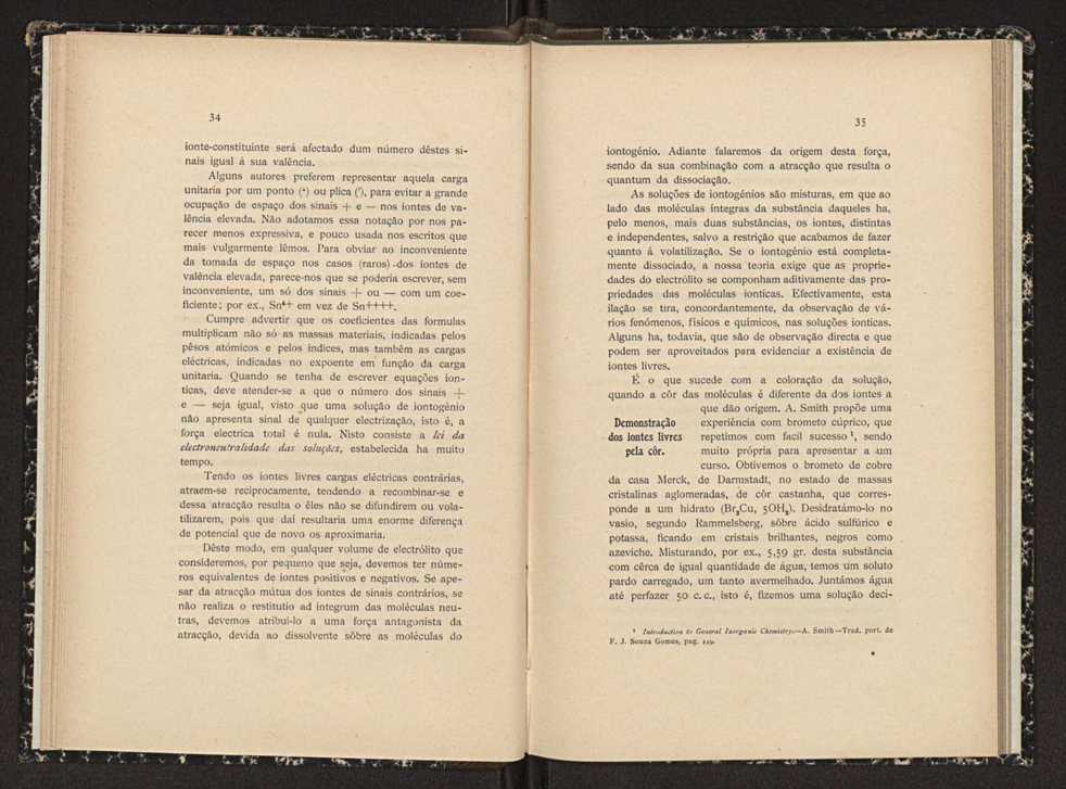 Liberdade e motilidade dos iontes:condutibilidade dos electrlitos 19