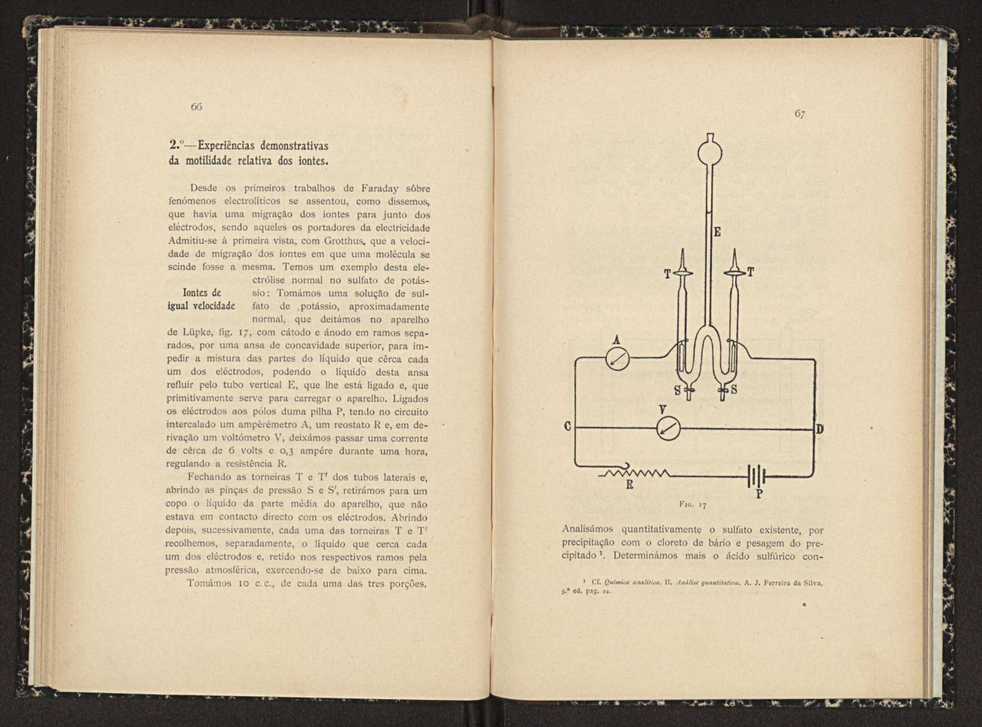 Liberdade e motilidade dos iontes:condutibilidade dos electrlitos 35