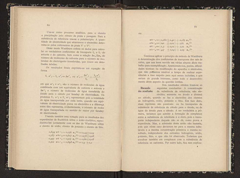 Liberdade e motilidade dos iontes:condutibilidade dos electrlitos 42