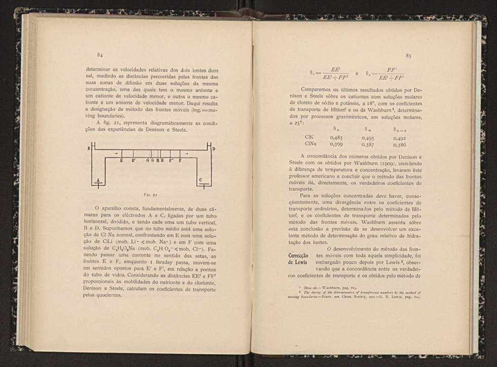 Liberdade e motilidade dos iontes:condutibilidade dos electrlitos 44