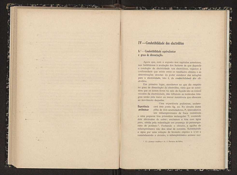 Liberdade e motilidade dos iontes:condutibilidade dos electrlitos 47