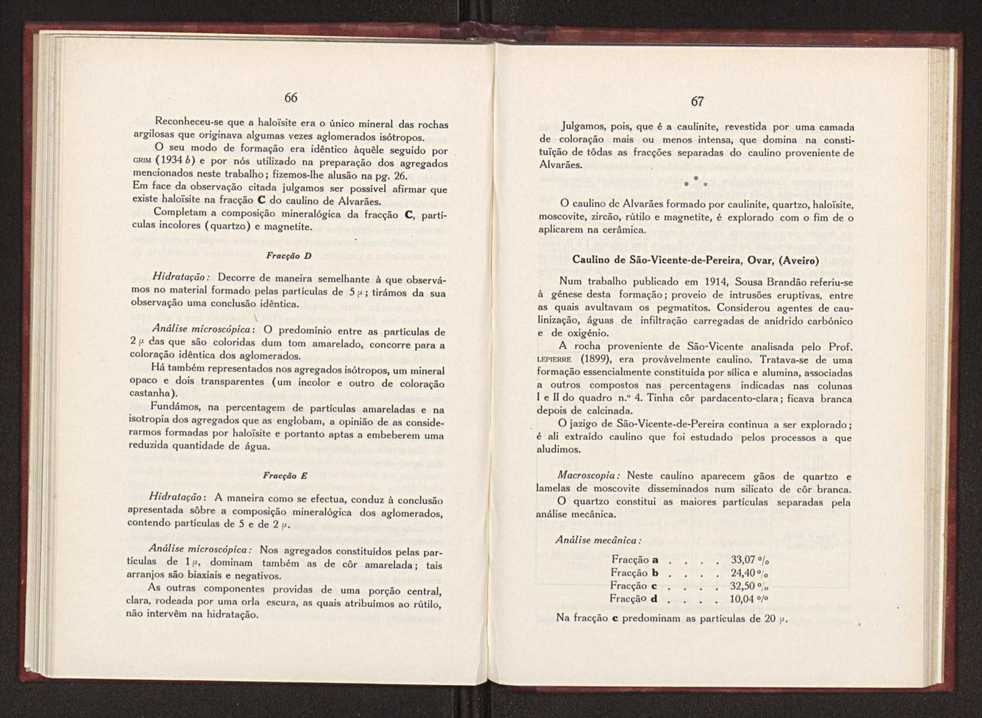 Formaes portuguesas com haloisite, caulinite ou montmorilonite 40