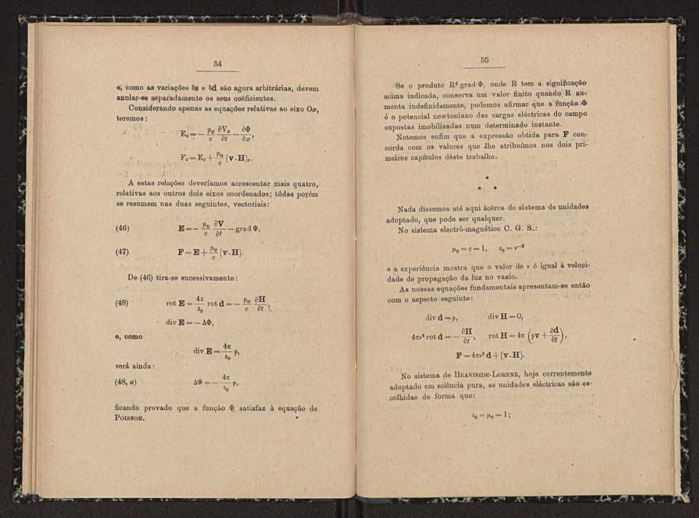 Aorigem das equaes fundamentais da teoria electrnica 35