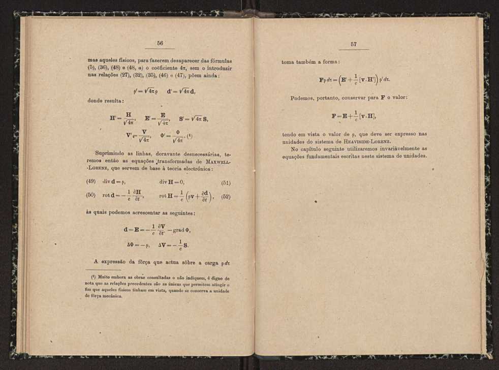 Aorigem das equaes fundamentais da teoria electrnica 36