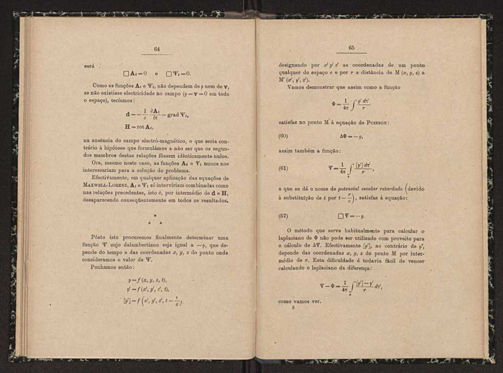 Aorigem das equaes fundamentais da teoria electrnica 40