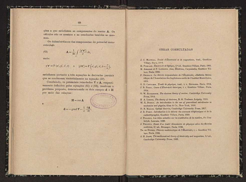 A�origem das equa��es fundamentais da teoria electr�nica 42