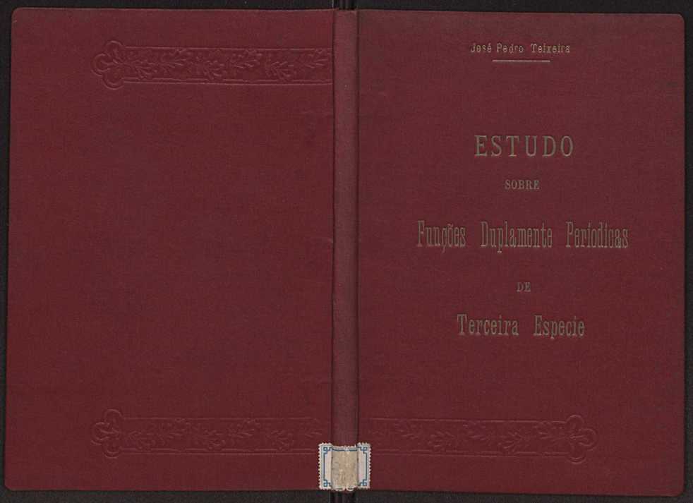 Estudo sobre funces duplamente periodicas de terceira especie 1