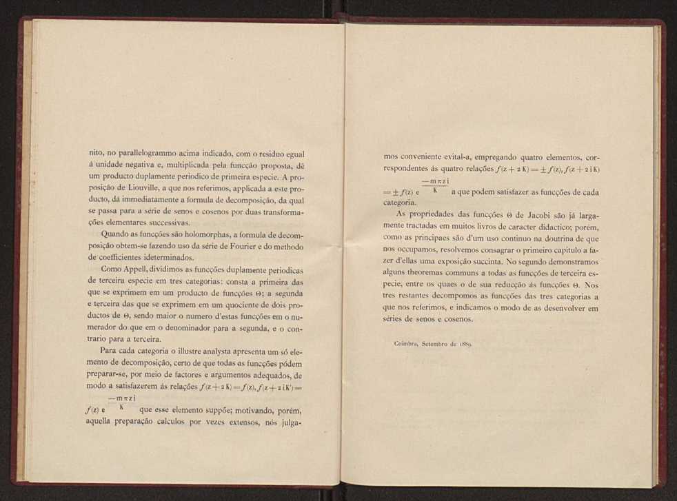 Estudo sobre funces duplamente periodicas de terceira especie 9