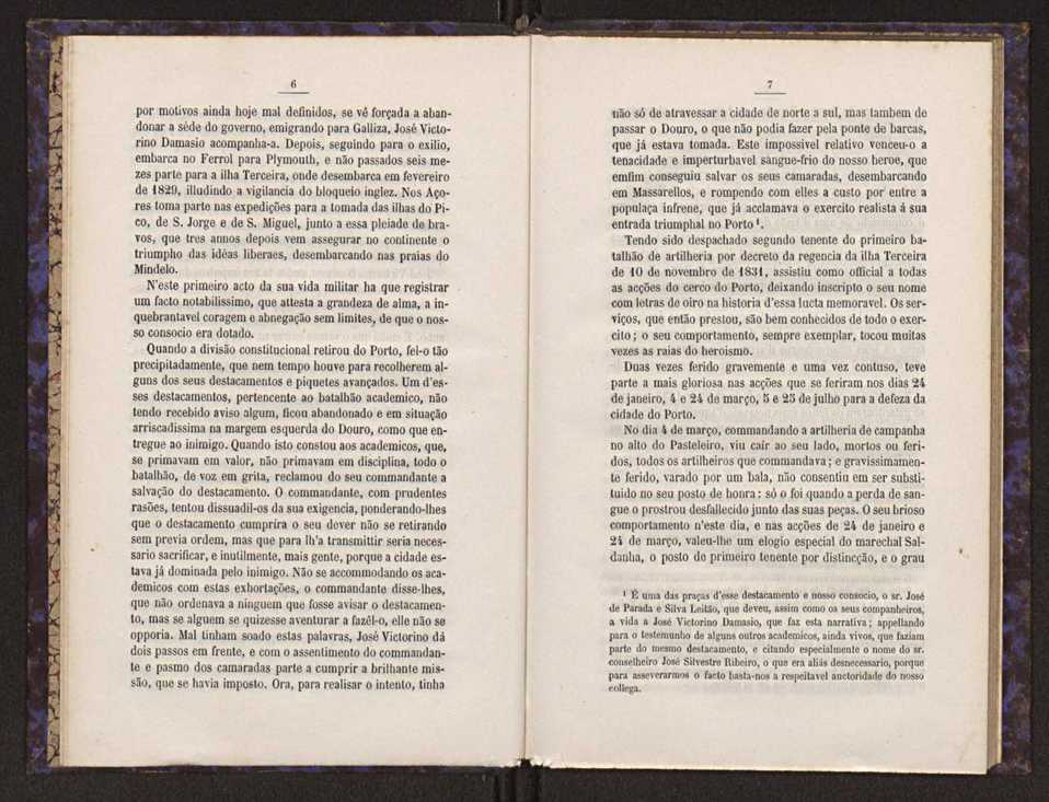 Elogio historico de Jos Victorino Damasio:discurso lido perante a associao dos engenheiros civis portugueses por occasio da inaugurao do retrato do illustre general na sala das suas sesses em 30 de dezembro de 1876 5