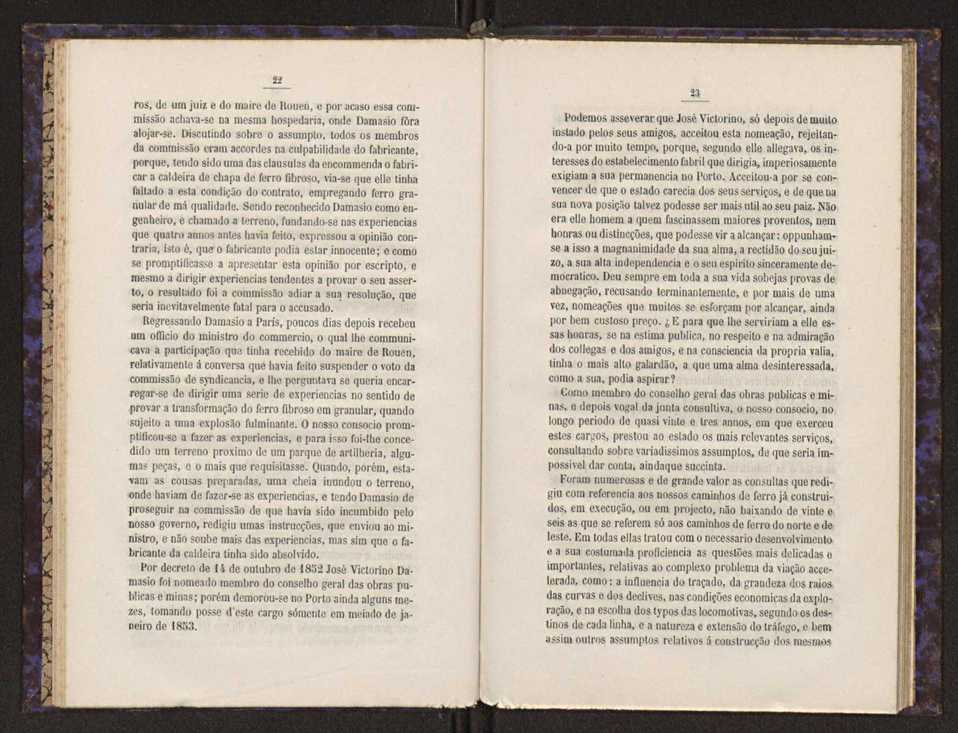 Elogio historico de Jos Victorino Damasio:discurso lido perante a associao dos engenheiros civis portugueses por occasio da inaugurao do retrato do illustre general na sala das suas sesses em 30 de dezembro de 1876 13