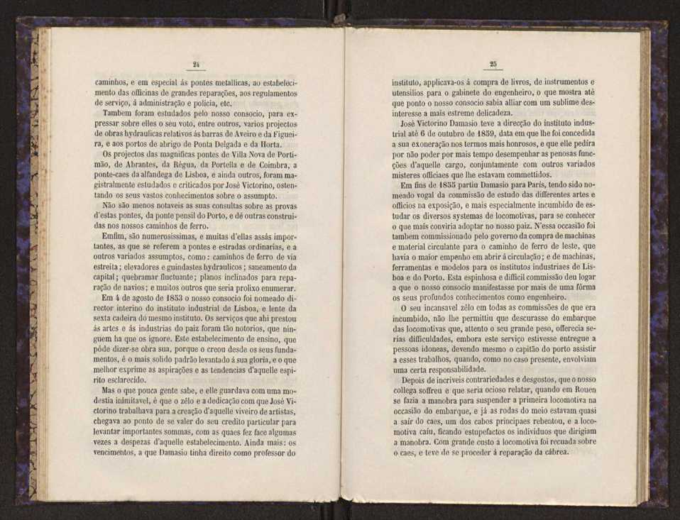 Elogio historico de Jos Victorino Damasio:discurso lido perante a associao dos engenheiros civis portugueses por occasio da inaugurao do retrato do illustre general na sala das suas sesses em 30 de dezembro de 1876 14