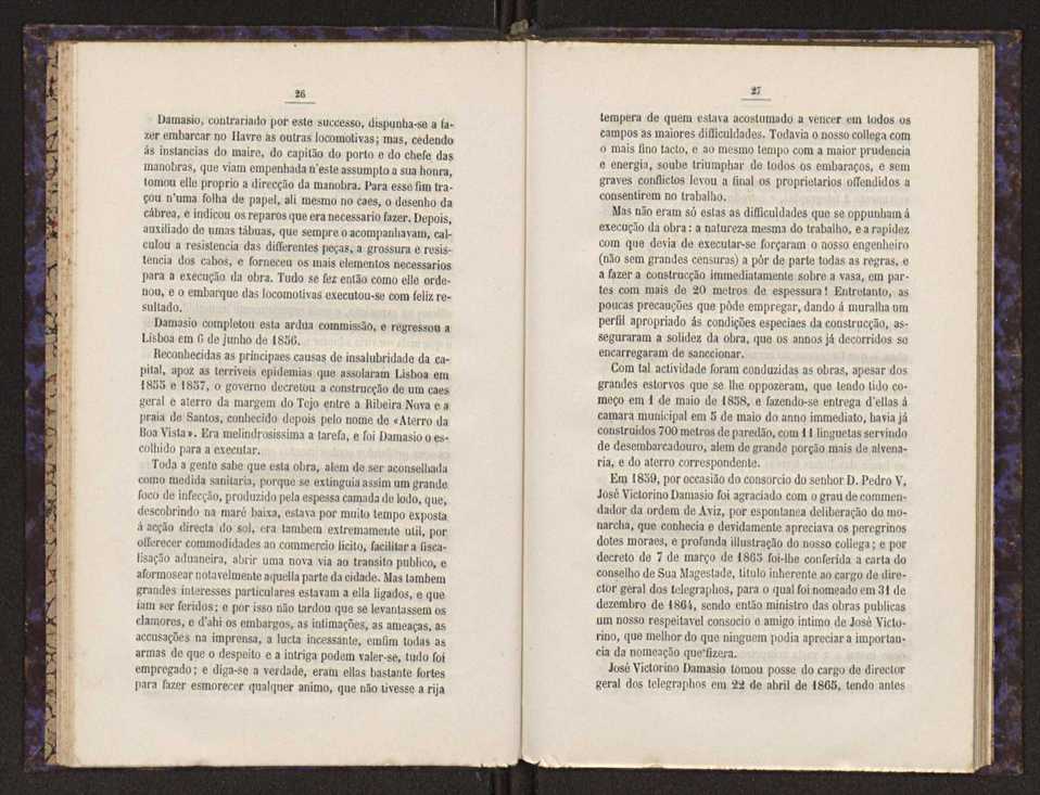 Elogio historico de Jos Victorino Damasio:discurso lido perante a associao dos engenheiros civis portugueses por occasio da inaugurao do retrato do illustre general na sala das suas sesses em 30 de dezembro de 1876 15