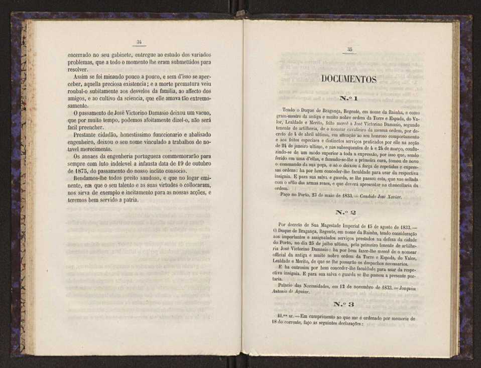 Elogio historico de Jos Victorino Damasio:discurso lido perante a associao dos engenheiros civis portugueses por occasio da inaugurao do retrato do illustre general na sala das suas sesses em 30 de dezembro de 1876 19