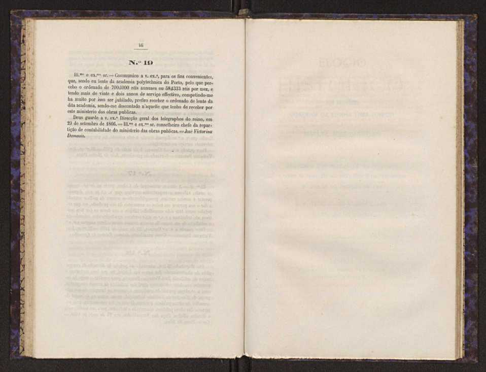 Elogio historico de Jos Victorino Damasio:discurso lido perante a associao dos engenheiros civis portugueses por occasio da inaugurao do retrato do illustre general na sala das suas sesses em 30 de dezembro de 1876 25