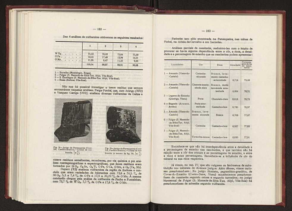 Jazigos portugueses de cassiterite e de volframite 131