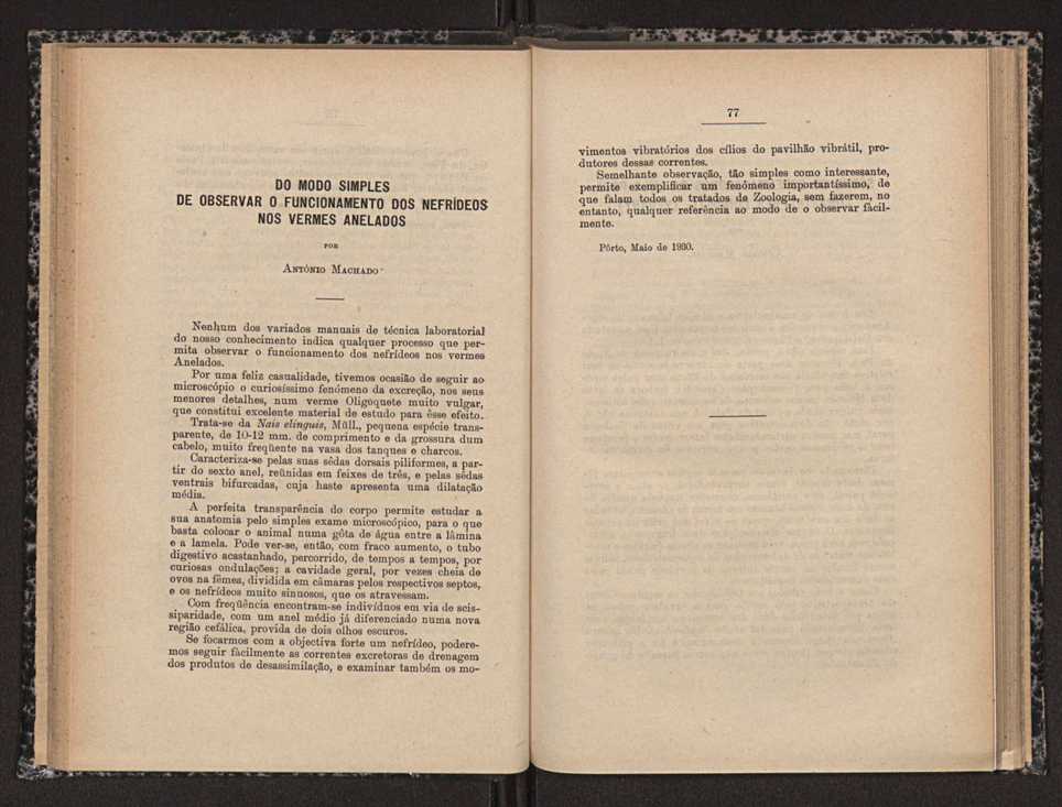 Anais da Faculdade de Scincias do Porto (antigos Annaes Scientificos da Academia Polytecnica do Porto). Vol. 16 40