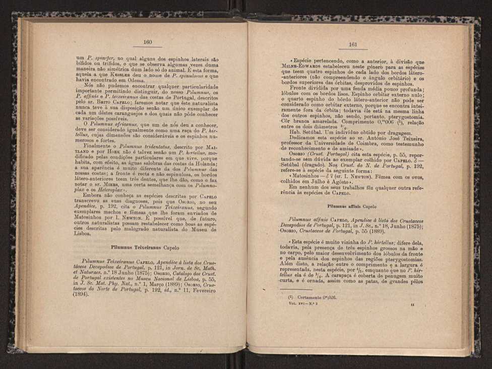 Anais da Faculdade de Scincias do Porto (antigos Annaes Scientificos da Academia Polytecnica do Porto). Vol. 16 81