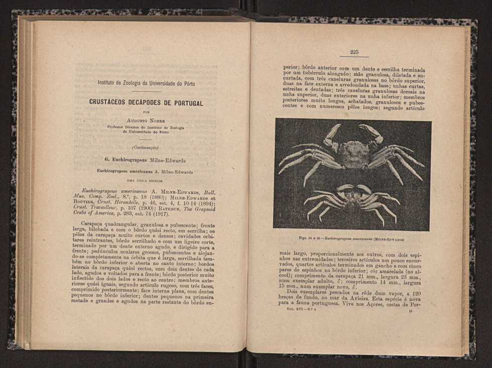 Anais da Faculdade de Scincias do Porto (antigos Annaes Scientificos da Academia Polytecnica do Porto). Vol. 16 114