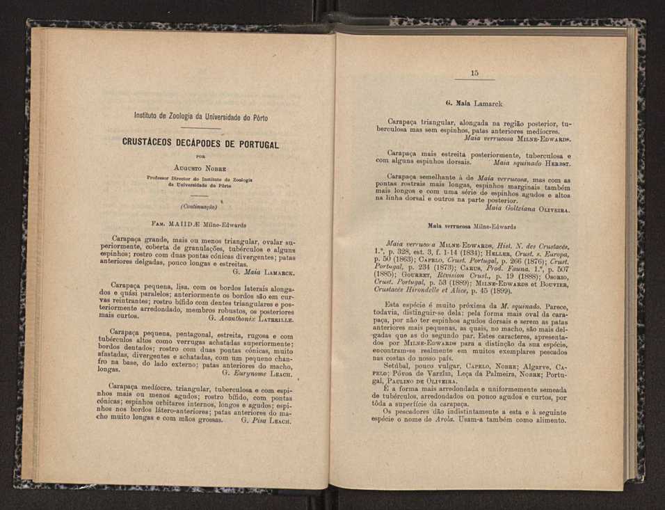 Anais da Faculdade de Scincias do Porto (antigos Annaes Scientificos da Academia Polytecnica do Porto). Vol. 17 9