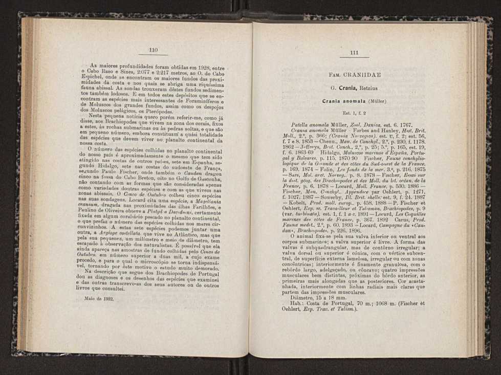 Anais da Faculdade de Scincias do Porto (antigos Annaes Scientificos da Academia Polytecnica do Porto). Vol. 17 59