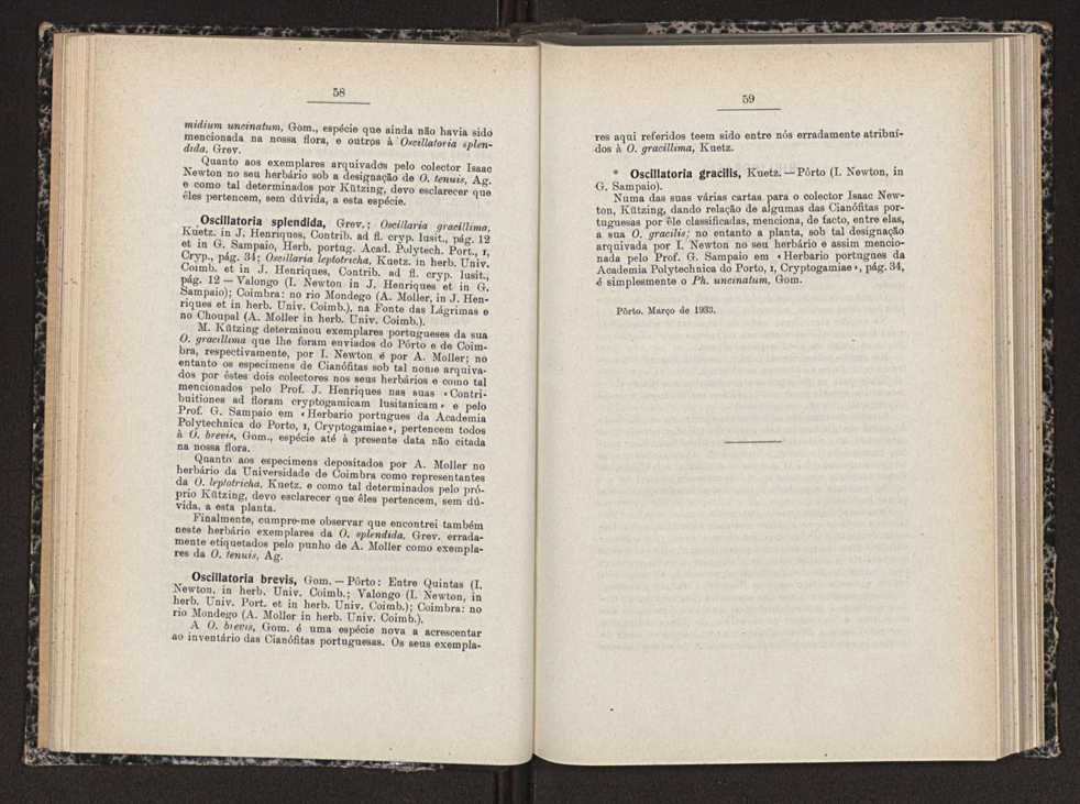 Anais da Faculdade de Scincias do Porto (antigos Annaes Scientificos da Academia Polytecnica do Porto). Vol. 18 31