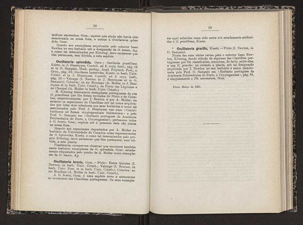 Anais da Faculdade de Scincias do Porto (antigos Annaes Scientificos da Academia Polytecnica do Porto). Vol. 18 31