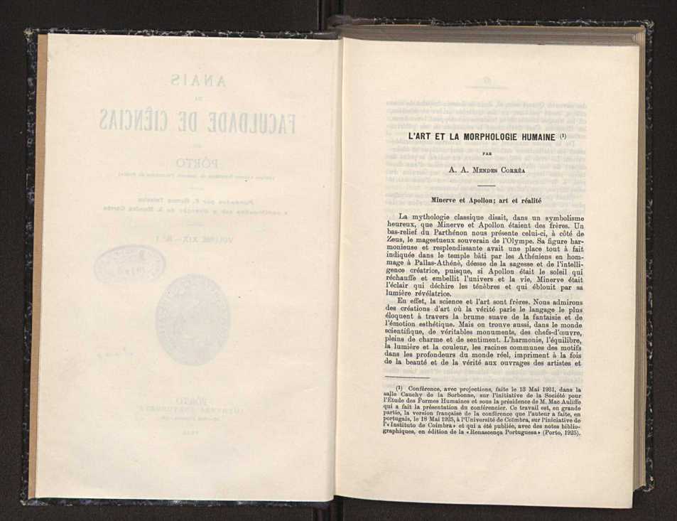 Anais da Faculdade de Scincias do Porto (antigos Annaes Scientificos da Academia Polytecnica do Porto). Vol. 19 5