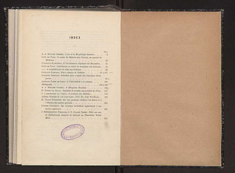 Anais da Faculdade de Scincias do Porto (antigos Annaes Scientificos da Academia Polytecnica do Porto). Vol. 19 135