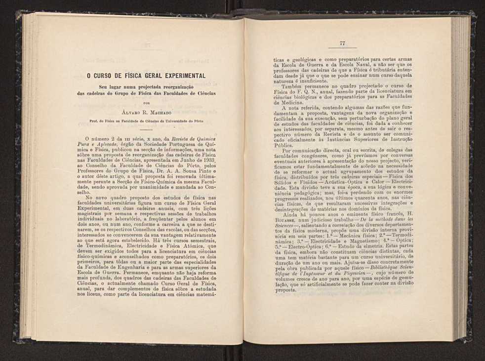 Anais da Faculdade de Scincias do Porto (antigos Annaes Scientificos da Academia Polytecnica do Porto). Vol. 20 42