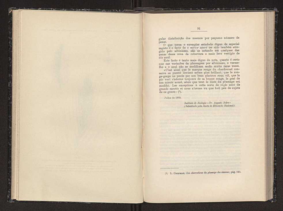 Anais da Faculdade de Scincias do Porto (antigos Annaes Scientificos da Academia Polytecnica do Porto). Vol. 20 51