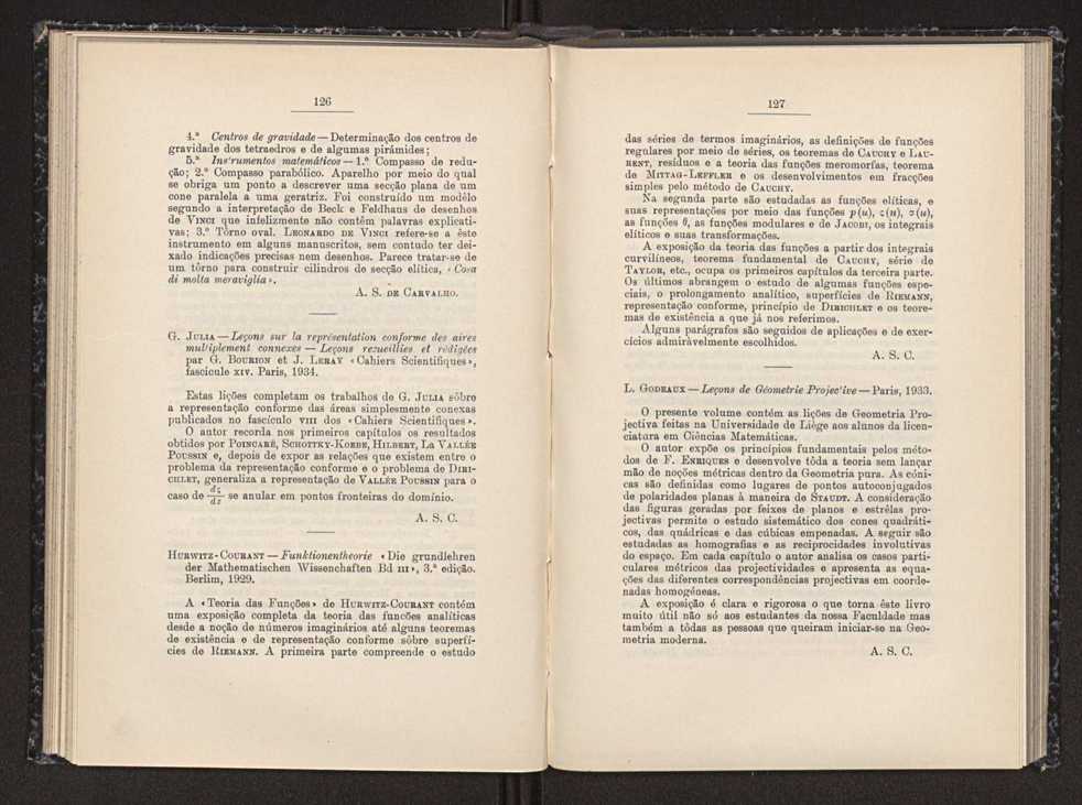 Anais da Faculdade de Scincias do Porto (antigos Annaes Scientificos da Academia Polytecnica do Porto). Vol. 20 69