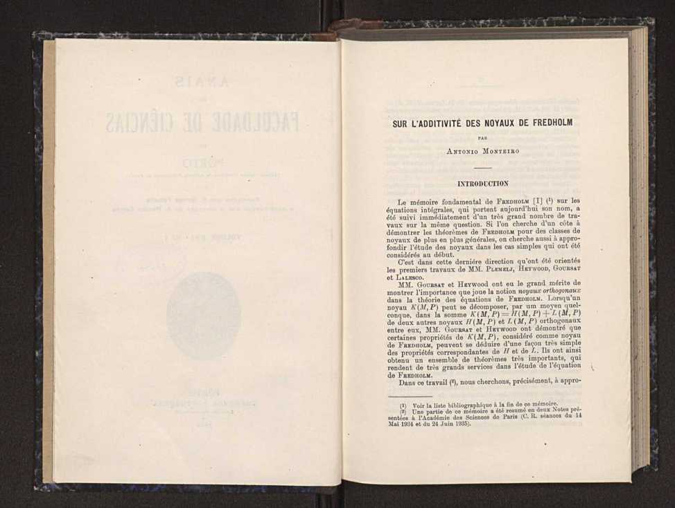 Anais da Faculdade de Scincias do Porto (antigos Annaes Scientificos da Academia Polytecnica do Porto). Vol. 21 4