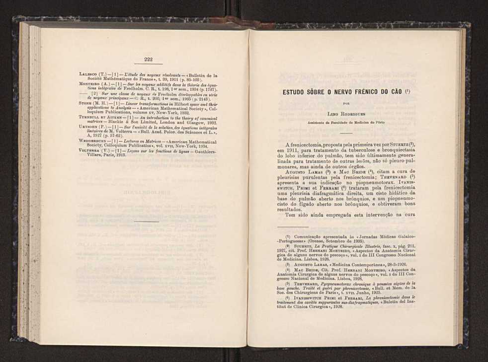 Anais da Faculdade de Scincias do Porto (antigos Annaes Scientificos da Academia Polytecnica do Porto). Vol. 21 113